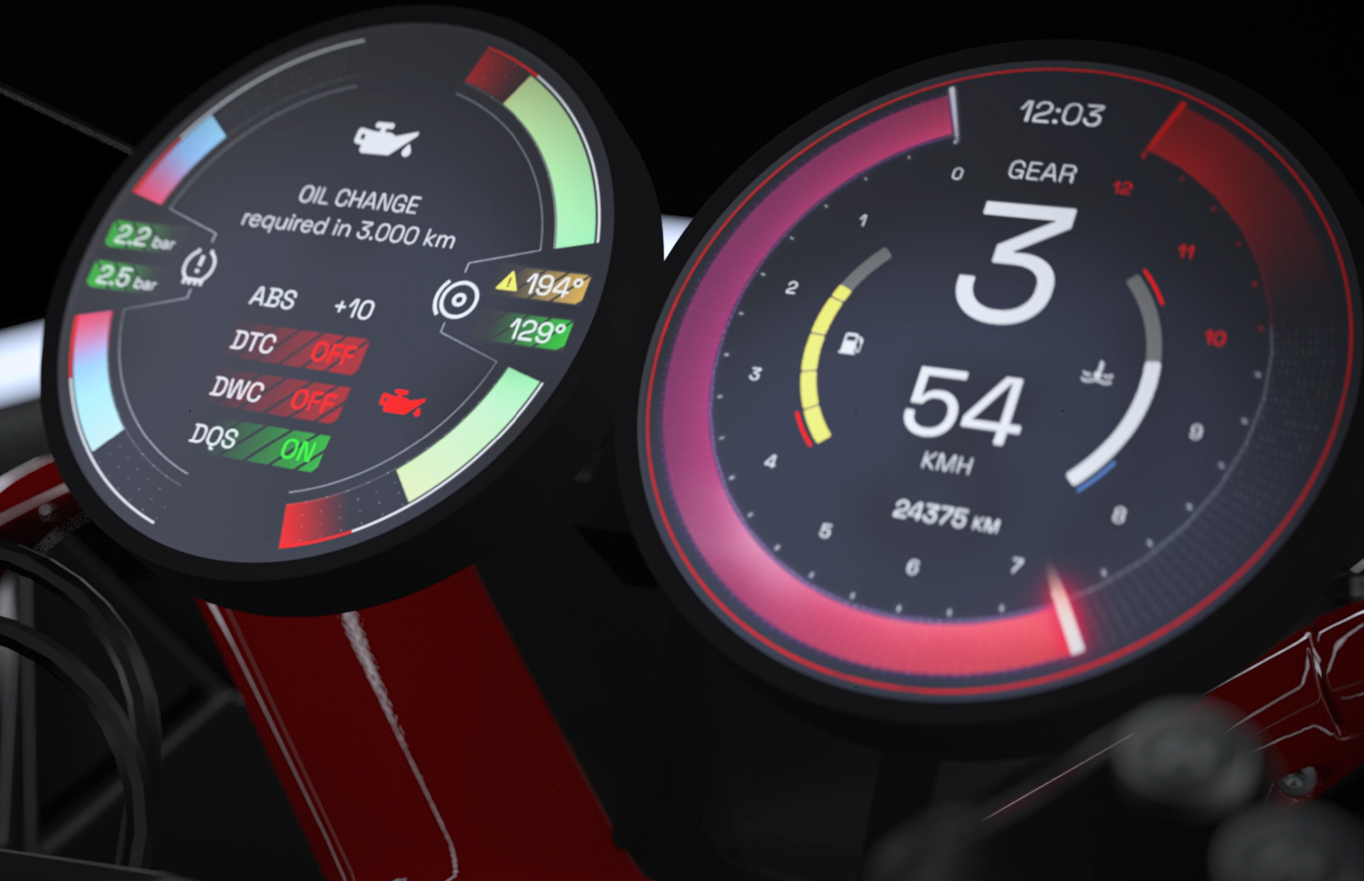 Motorbike HMI